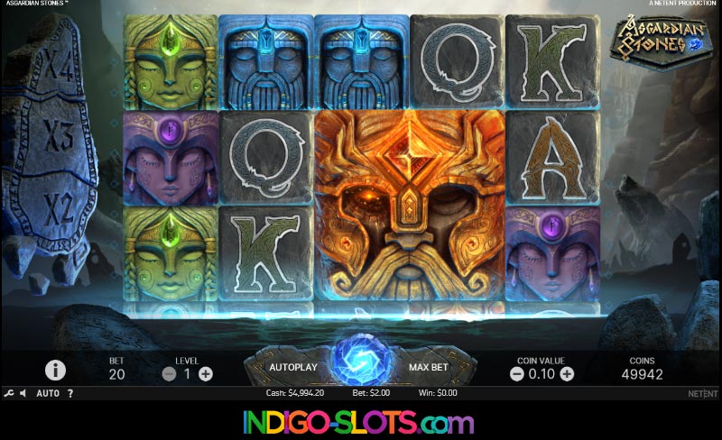 Asgardian Stones slot online.