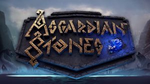 Asgardian Stones slot logo.