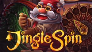 Jingle Spin logo slot.