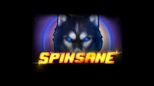 Spinsane (Wolf) slot logo.