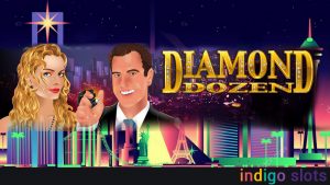 Diamond Dozen slot machine logo.