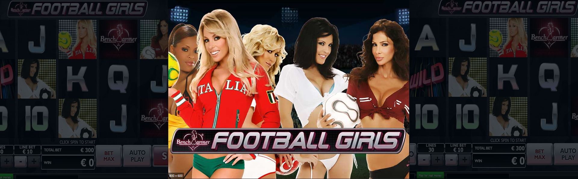 Benchwarmer Football Girls slot.
