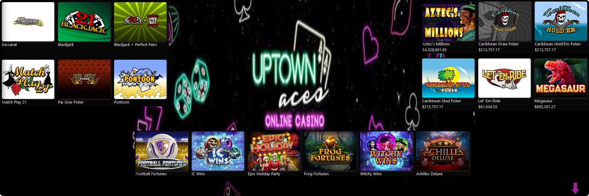 Uptown Aces Casino Slots. 