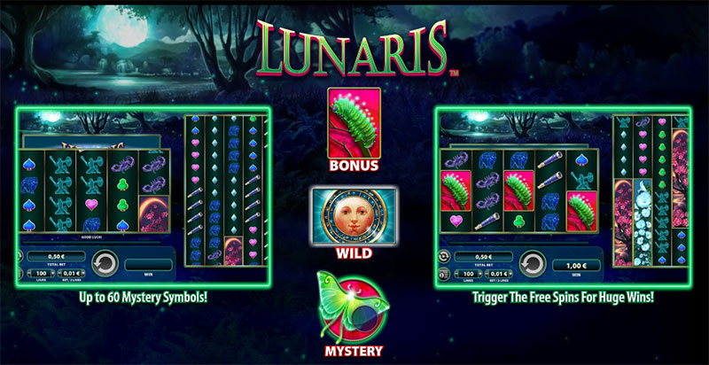 Lunaris slot game.