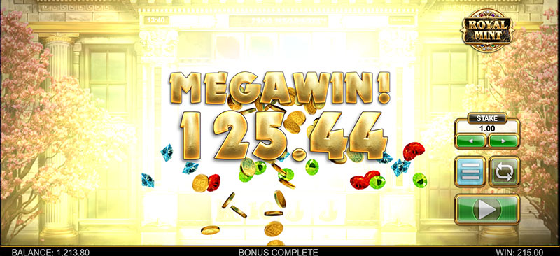 Royal mint megaways slot mega win.