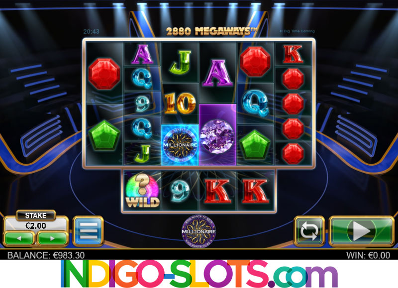 Who Wants to Be a Millionaire Megaways slot.