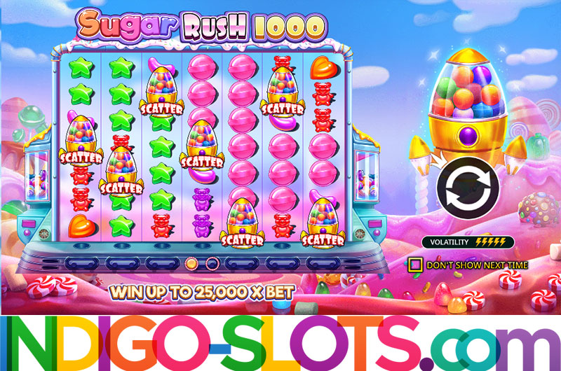 Sugar Rush 1000 slot demo.