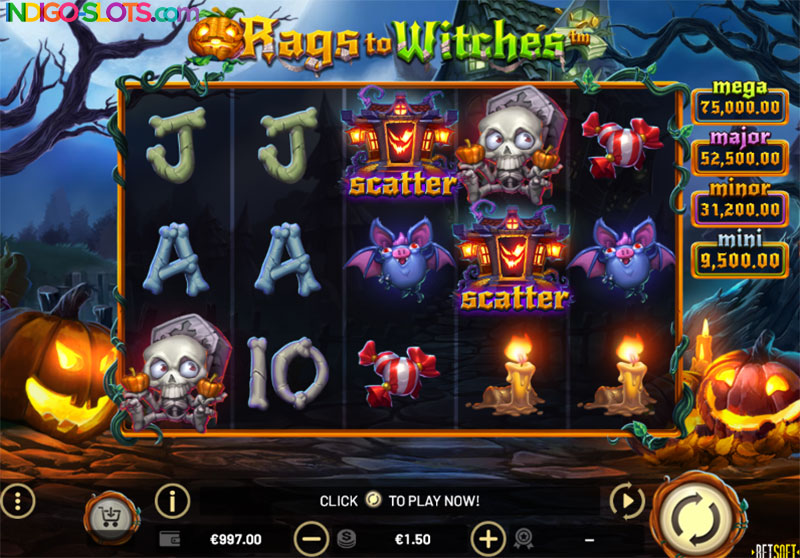 Rags to Witches slot.