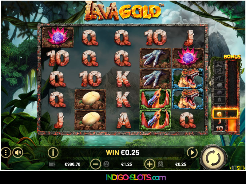 Lava Gold slot demo.