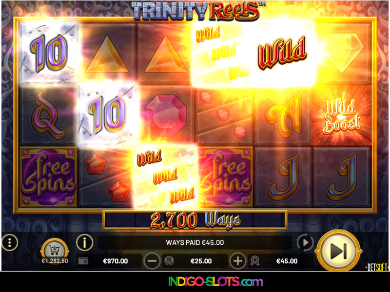 Trinity Reels slot.