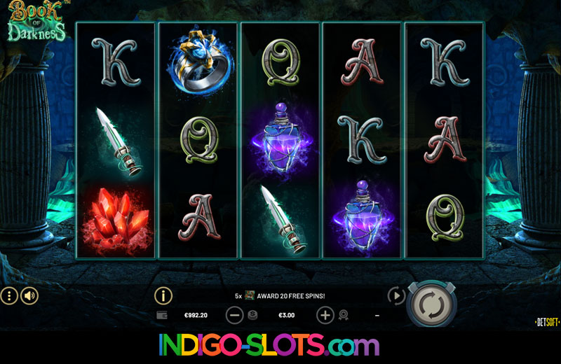 Book of Darkness slot game free.