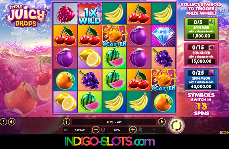 Triple Juicy Drops slot.